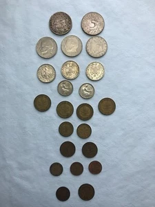 Lot 23 Germany German Coins Deutsche various years & denominations, 1892-1958 - Picture 1 of 14