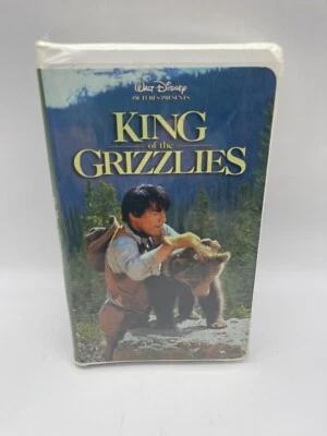 Disney King of the Grizzlies (VHS)  John Yesno New Sealed Clamshell - Image 1 of 3
