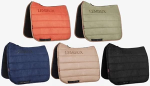 LeMieux Tappetino da lavoro dressage imbottito spesso imbottito sella quadrata blu navy/visone/nero - Foto 1 di 16