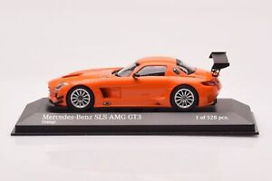 410113204 Mercedes SLS AMG GT3 Orange Minichamps 1/43