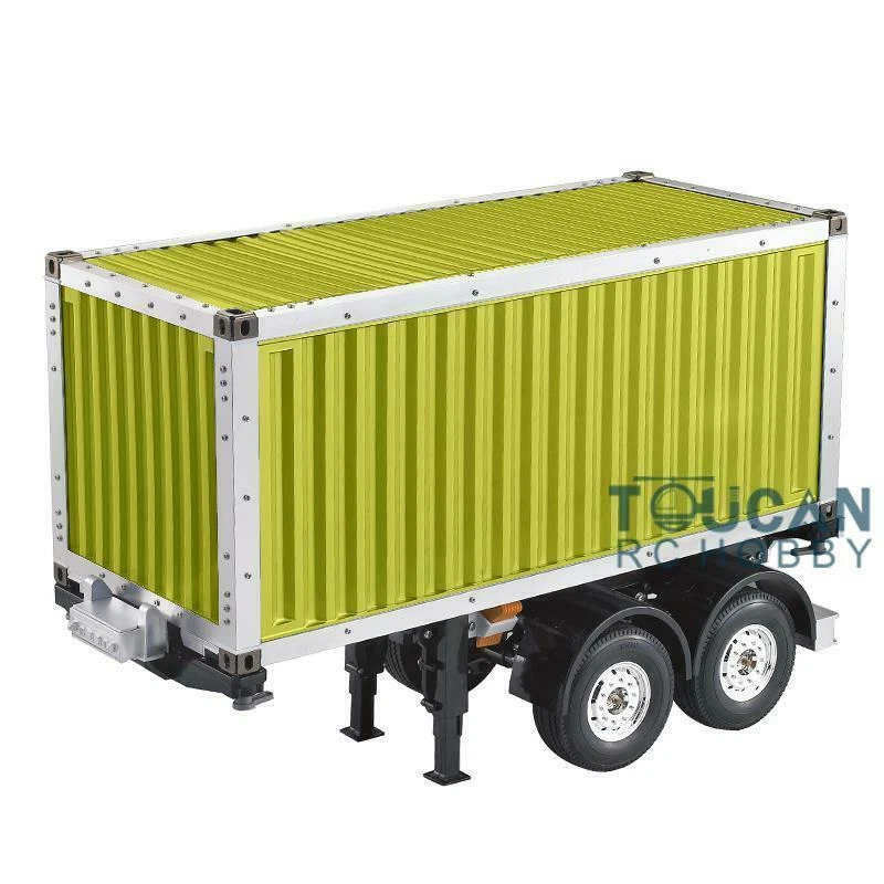 1/14 RC TOUCANRC 20ft Container Chassis 1/14 Semi Trailer Tractor Truck Painted - Image 1 of 3