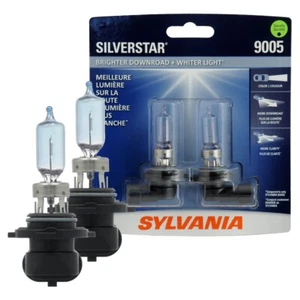 SYLVANIA 9005 SilverStar High Performance Halogen Headlight Bulb, 2 Bulbs - Picture 1 of 8