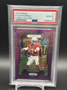 Kyler Murray 2023 Panini Prizm Purple Pulsar #1 Cardinals PSA 10 - Bild 1 von 2