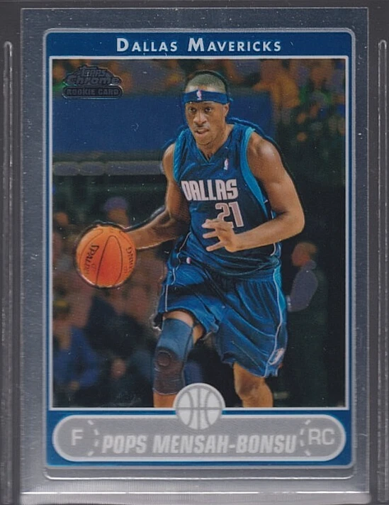 2006-07 Topps Chrome #173 Pops Mensah-Bonsu RC - Dallas Mavericks - 036🔥🏀🔥 - Image 1 of 1
