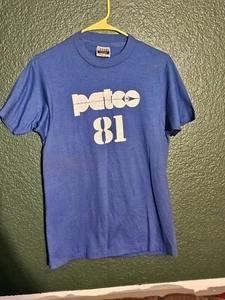 VTG 1981 PATCO SHIRT M SAFETY IN SKY ATC NATCA AIR TRAFFIC CONTROL FAA AFL-CIO - Picture 1 of 5
