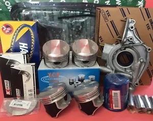 YCP 75mm P29 Teflon Coated Pistons High Comp. Set Honda Civic D16Z6 92-95 - Picture 1 of 10