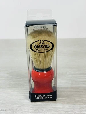 New NOS Vintage Omega Shaving Brush - Made in Italy  Pura Setola Sterilized - Image 1 of 4