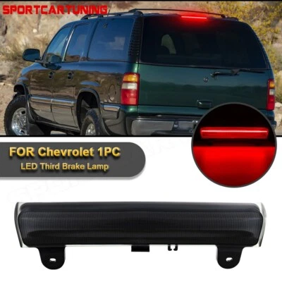 LED 3rd Third Brake Light Smoke Fit For 00-06 Chevrolet Suburban Tahoe GMC Yukon Foto 1 de 4