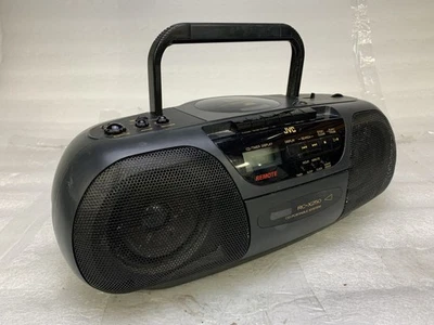 JVC RC-X250 tragbarer AM/FM/CD/Kassette Ghettoblaster GETESTET FUNKTIONIERT GUT - Bild 1 von 4