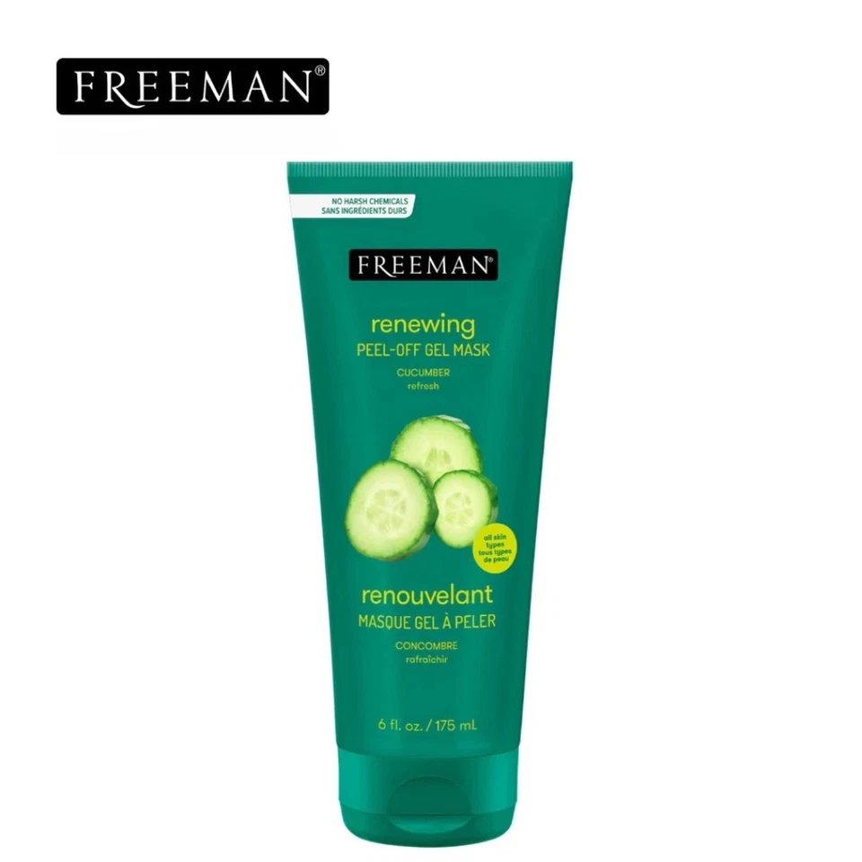 Freeman Beauty Cucumber Peel Off Gel Mask 175ml Refresh & Clarify Skin - Image 1 of 4