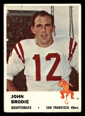 1961 Fleer #59 John Brodie 非常好 RC 新秀 49 人 ID:428832 — 第 1/2 张图片