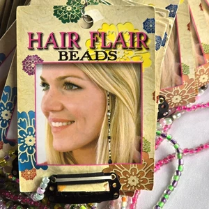 Perline Hair Flair Extension Capelli Bling Charms e Perline 35 lotto totale nuove con etichette - Foto 1 di 9
