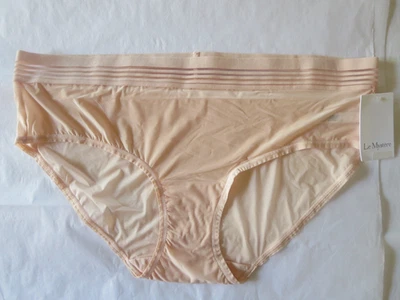LE MYSTERE SECOND SKIN HIPSYER PANTY #2321, XL, PALE PEACH, NWT $48 - Image 1 of 2