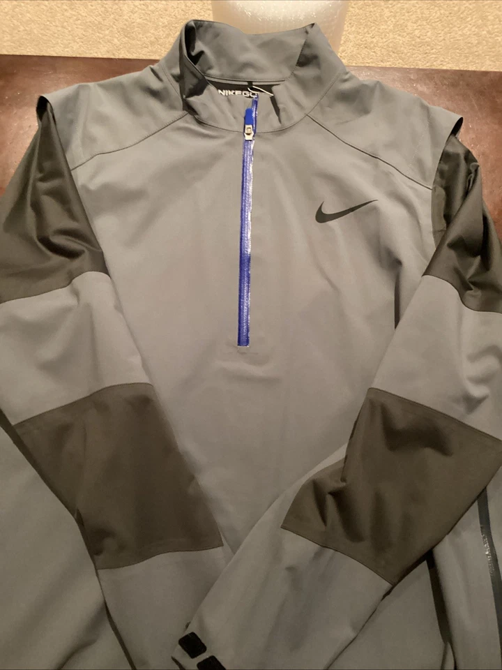 Jaqueta de golfe Nike Storm Fit masculina XL pulôver madeira de tigre TW 1/4 manga longa nova com etiquetas - Imagem 1 de 4
