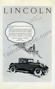 1926 Lincoln Automobile Car Ford Vintage MAGAZINE PRINT AD Gift Idea! (4803) - Picture 1 of 1