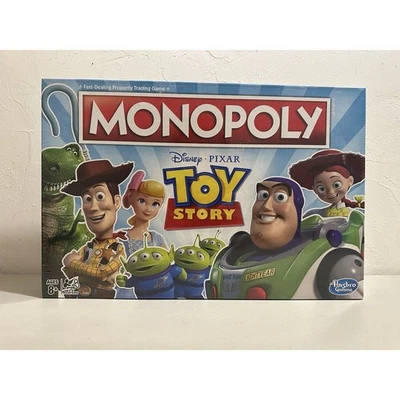 Monopoly Disney Pixar Toy Story - Hasbro Gaming Family Board Game - NEW SEALED - Image 1 of 4