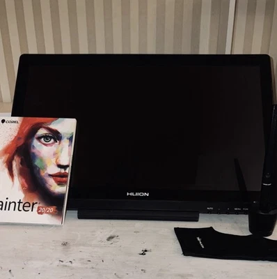 Grafiktablet Huion Kamvas GT-191/GT-220 V2 Kaum gebr. 20“ Zeichenboard - Bild 1 von 4