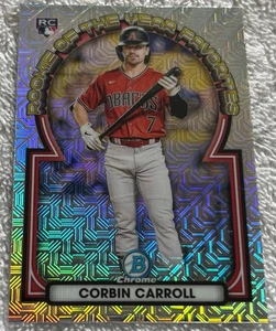 2023 Bowman Mega CORBIN CARROLL #ROYF-1 Rookie of the Year Favorite Diamondbacks - Picture 1 of 2