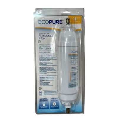 EcoPure EPINL30 5 Year In-Line Refrigerator Water Filter Ice Maker Universal NSF - Image 1 of 4
