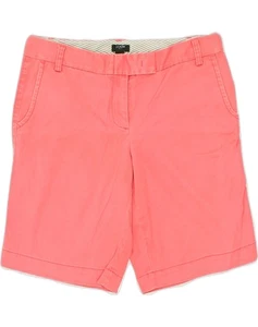 J. CREW Womens City Fit Chino Shorts US 10 Large W33 Pink Cotton NX09 - Picture 1 of 3