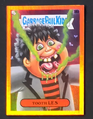 2024/25 Topps GPK Green Day #18b TOOTH LES – Orange Foil /25 (24/25) - Image 1 of 2