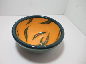 Droll Design ~ RADISH BEAN CEREAL BOWL ~ Signed ORIGINALLY $88 - Picture 1 of 2