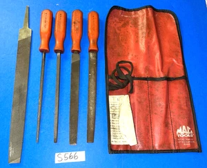 JUEGO DE ARCHIVOS MAC TOOLS 5 PIEZAS COMBINACIÓN CORTE BASTARDO - Imagen 1 de 17