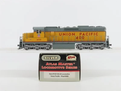 HO Atlas Master Silver 7525 UP Union Pacific EMD SD24 Diesel #400 - DCC Ready - Image 1 of 4