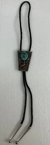 Sterling Silver Turquoise Bolo 925 46.4g Total Weight (PO1020817) - Picture 1 of 8