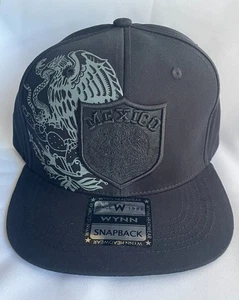 MEXICAN MEXICO Hat Hecho En Mexico Eagle Aguila Escudo Curved Baseball Cap - Picture 1 of 1