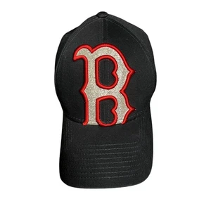 NWT Women's New Era Glitter Glam Boston Red Sox Navy Strapback Hat OS - Picture 1 of 8