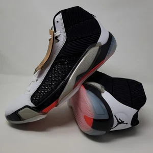 Air Jordan 38 XXXVIII 'Fundamental' White Red Black DZ3356-106 Men's Size 14 - Picture 1 of 11