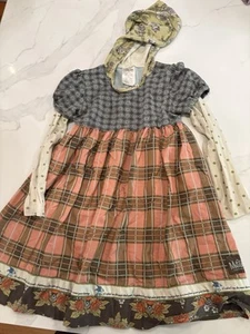 Matilda Jane Long Sleeve Dress With Hood Girls Size 6 - Picture 1 of 3