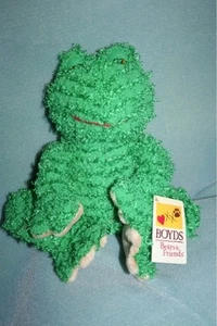 Boyds Bears 8" Frog Plush Toy Doll - Mr. Ribbit NEW - Picture 1 of 2