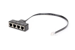 Aux Port 1 to 4 Splitter Cable RJ45 for Celestron StarSense SkyPortal Ethernet - Picture 1 of 7