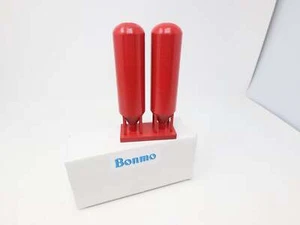 Bonmo 87002 HO Scale, Double Gas Tank (Red) - Picture 1 of 6
