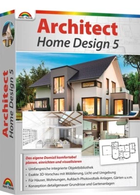 Architect Home Design 5 - Haus- und Wohnungsplaner - PC-DVD - NEU & Verpackt - Bild 1 von 3