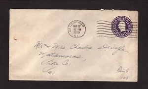 Chicago, Illinois--1939 Machine Cancel Cover - Picture 1 of 1