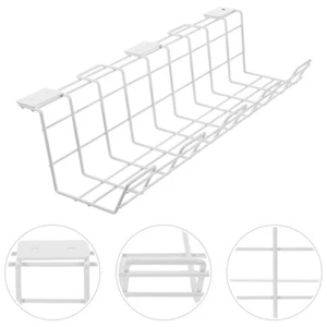 2Pcs Under Table Cable Management Racks Wire Frames Cable Storage Stands ma - Picture 1 of 20
