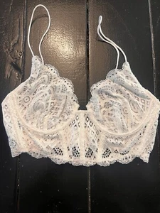 Free People White Lace Bralette NWT - Picture 1 of 3