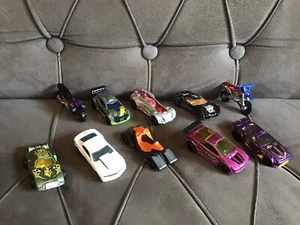 JOB LOT COLLECTION BUNDLE OF 10 HOT WHEELS CARS Different Ones Great Gift. - Picture 1 of 7