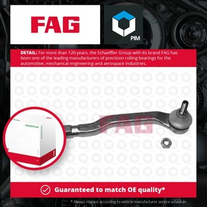 Tie / Track Rod End fits NISSAN MICRA K12 1.5D Right 04 to 10 Joint FAG Quality