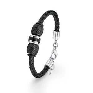 s.Oliver Jewel Herren Armband Leder Edelstahl SO1372/1 - 9038329 - Bild 1 von 2
