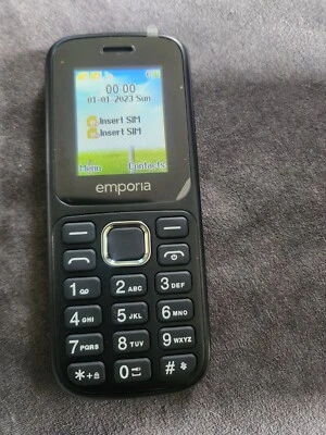 Emporia FN313 2G Mobile Phone Dual SIM / SIM free 64gb Unlocked 1.77" - Black - Image 1 of 4