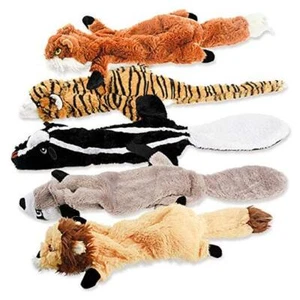 Dog Squeak Toys, No Stuffing Plush Dogs Chew Toy for Small Medium Large 5 Pack - Picture 1 of 7