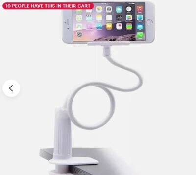 Phone Holder Stand Adjustable Gooseneck Desk Table Desktop Mount Universal 360° - Image 1 of 4
