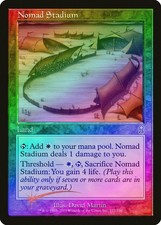 Nomad Stadium FOIL Odyssey PLD Land Uncommon MAGIC GATHERING CARD ABUGames