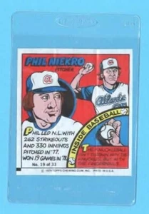 PHIL NIEKRO 1979 TOPPS BAZOOKA COMIC BASEBALL #19 - Picture 1 of 1