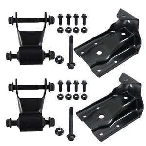 Kit de grillete de soporte de suspensión de resorte de hoja trasera para Chevrolet 2013-99 GMC 2013-99 - Imagen 1 de 13