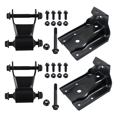 Rear Leaf Spring Hanger Bracket Shackle Kit for Chevrolet 2013-99 GMC 2013-99 - Image 1 of 4